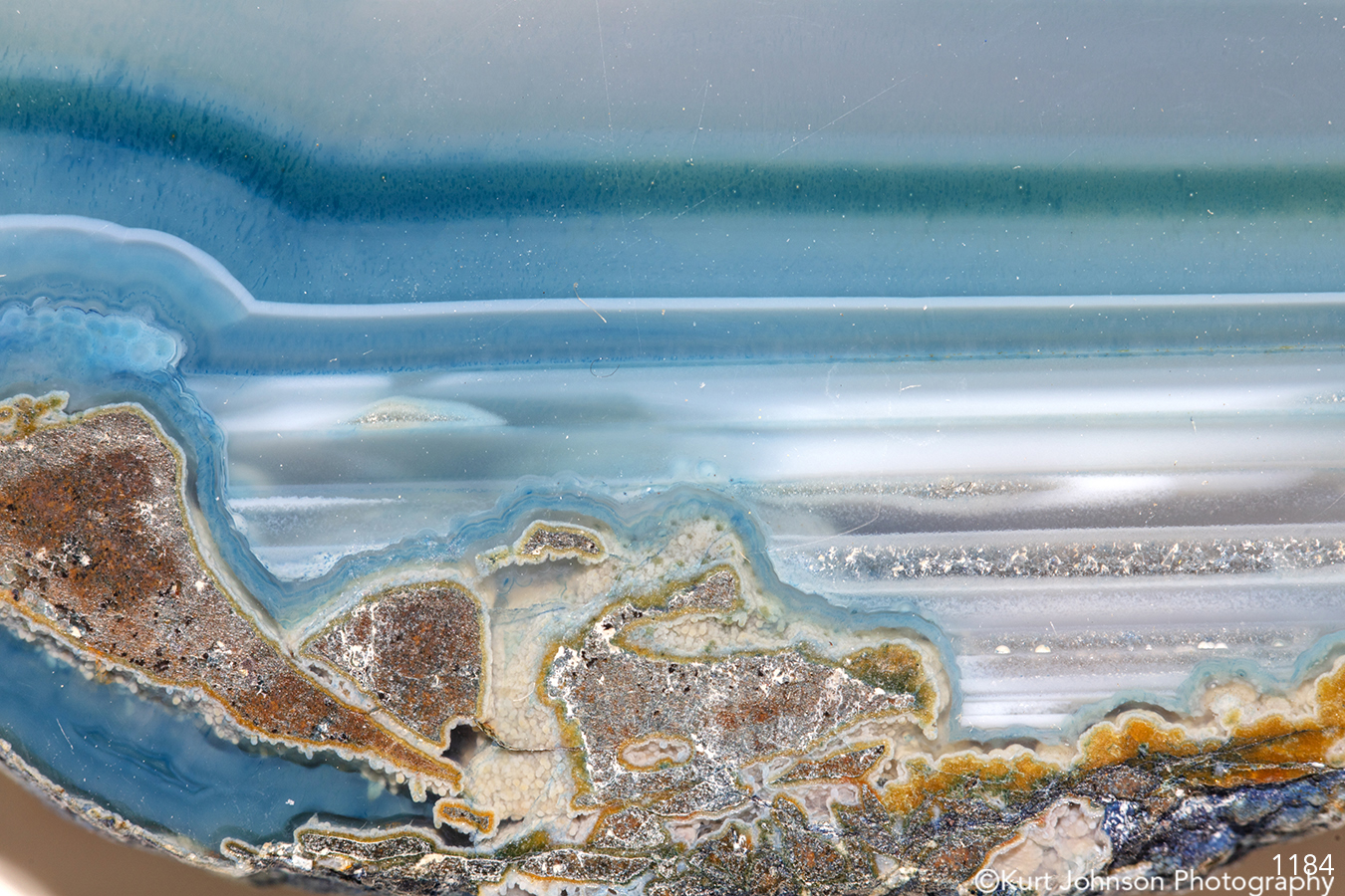 blue turquoise lines pattern geode crystal rock texture close up detail