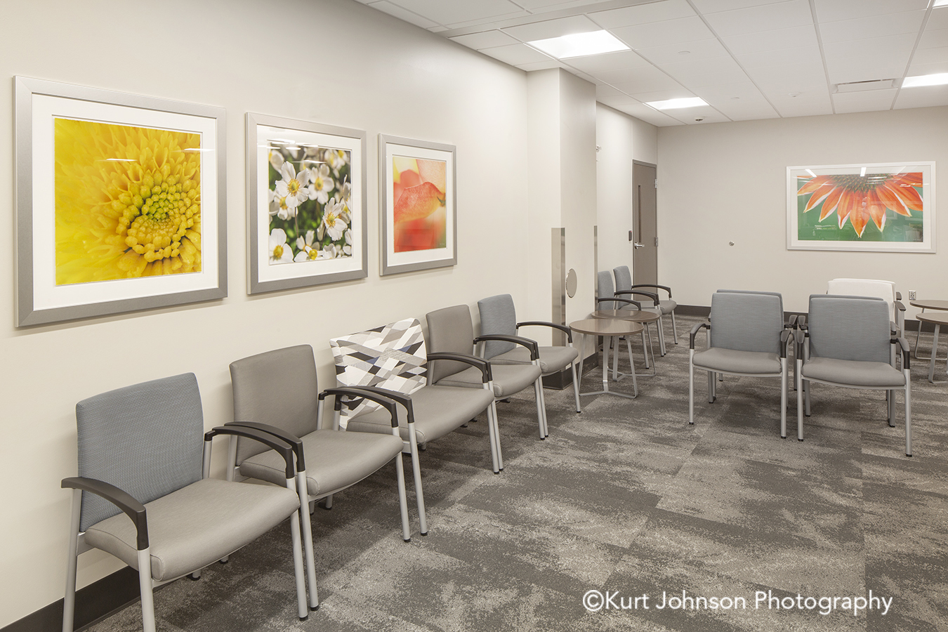 Methodist Jennie Edmundson Hospital Council Bluffs Iowa Framed Art Flower Flowers Botanicals Healthcare Installation