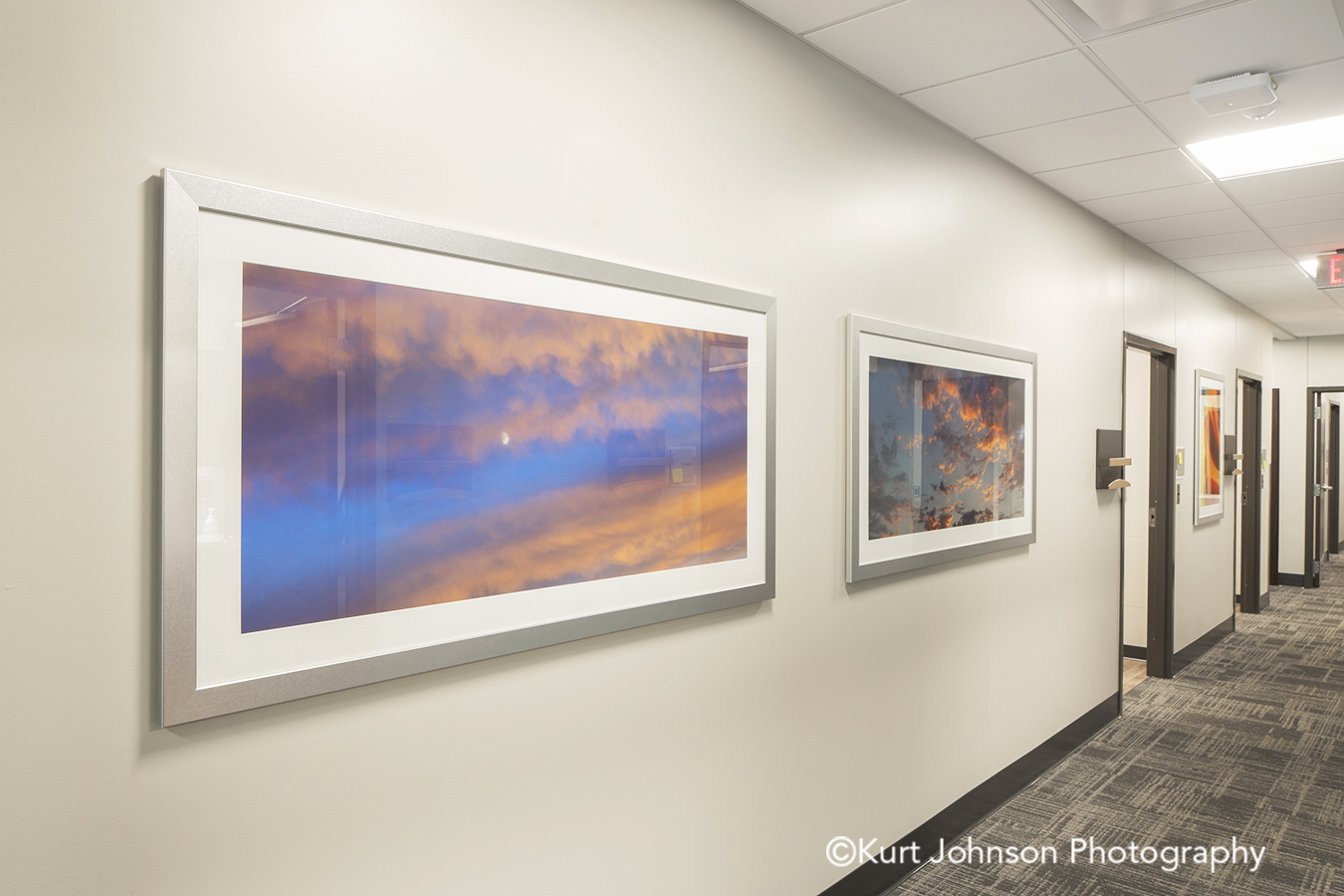 Methodist Jennie Edmundson Hospital Council Bluffs Iowa Framed Art Clouds Landscape Landscapes Sky Healthcare Installation