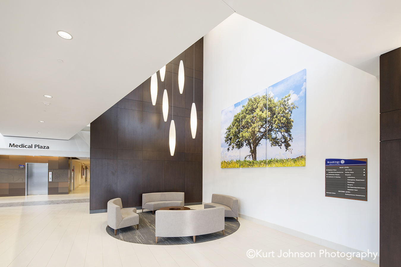 install art installation canvas brooking health system healthcare hospital lobby